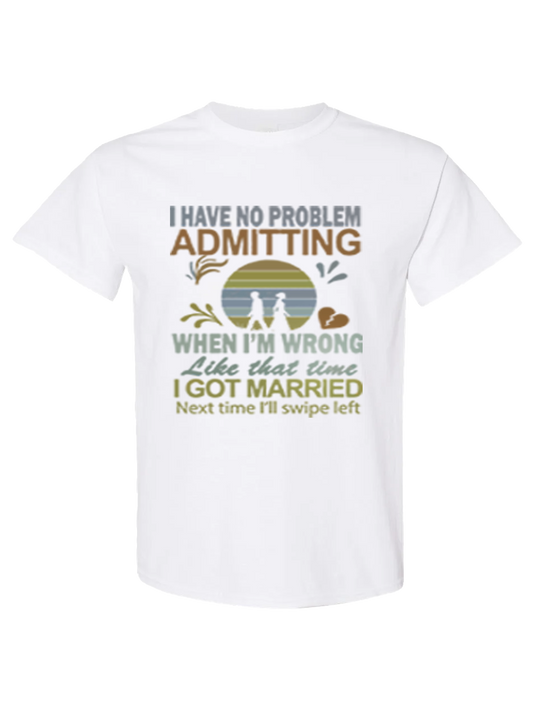 SNOW DAYS - Swipe Left - Gildan Heavy Cotton Tee