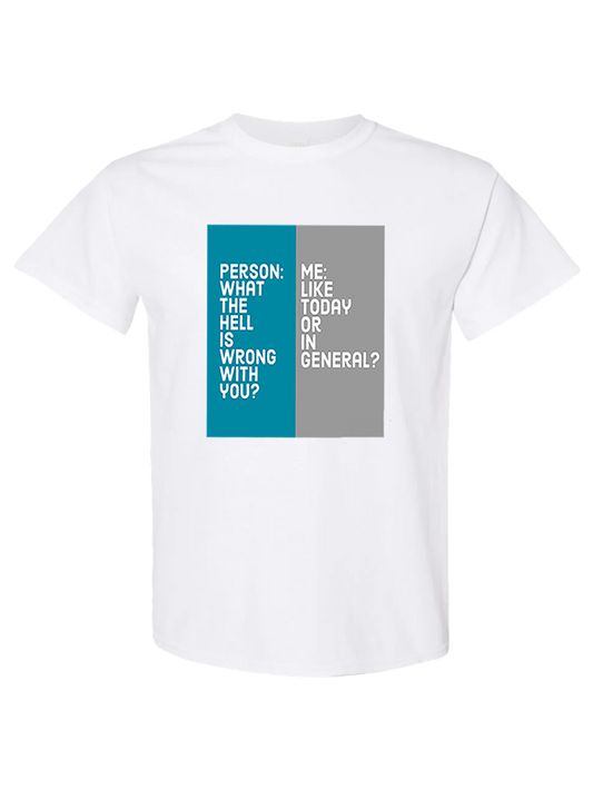 SNOW DAYS - What's Wrong - Gildan Heavy Cotton Tee